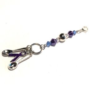 Spoon Zipper Clip Purse Charms